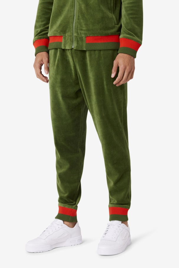 Fila UK X Paterson Velour Pant Douglas Fir/Poppy/Desert Sun Fila UK
