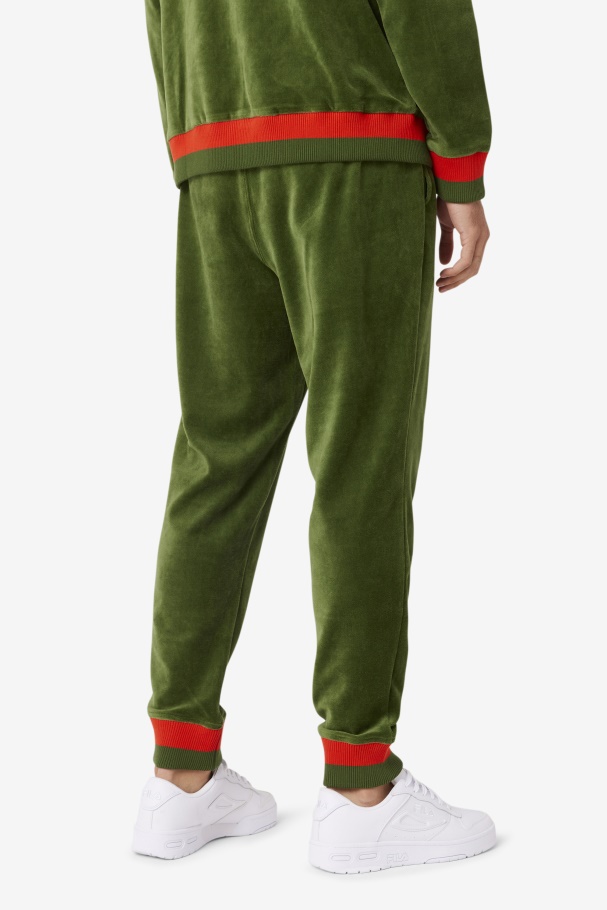 Fila UK X Paterson Velour Pant Douglas Fir/Poppy/Desert Sun Fila UK