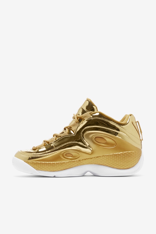Grant Hill 3 Metallic Fila UK Metallic Gold