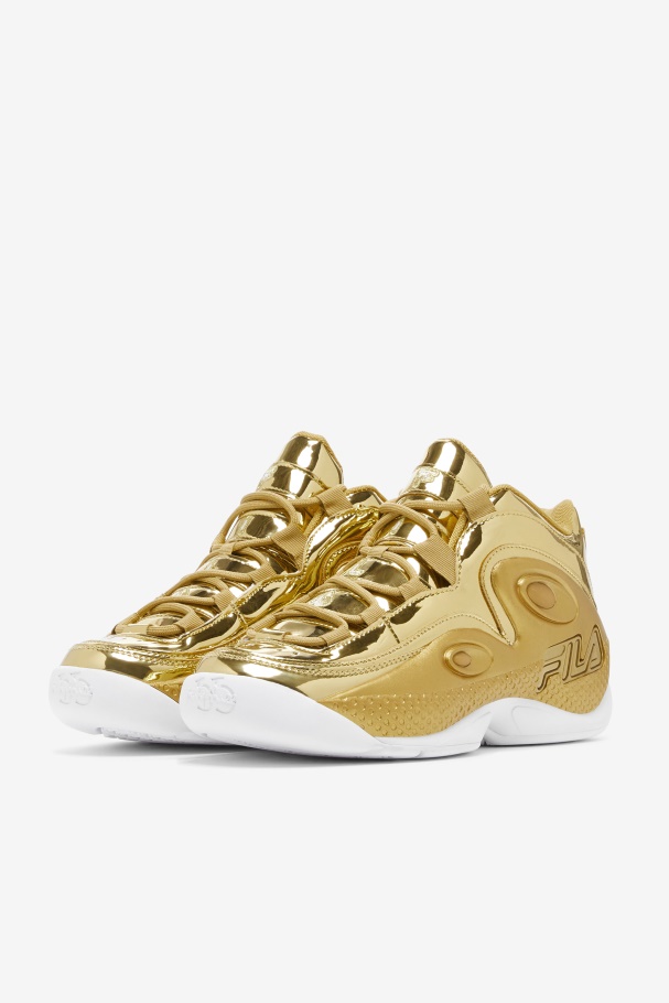 Grant Hill 3 Metallic Fila UK Metallic Gold