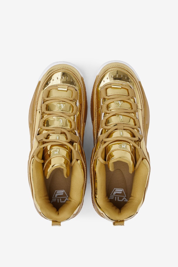 Grant Hill 3 Metallic Fila UK Metallic Gold