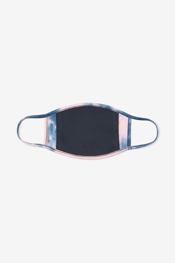 Pink Tye Die Pink Tie Dye Face Mask Fila UK