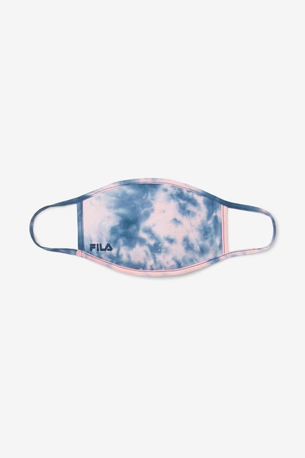 Pink Tye Die Pink Tie Dye Face Mask Fila UK
