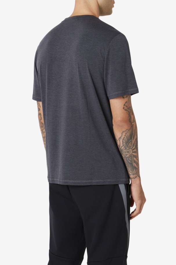 Fila UK Black Heather Commuter Tee