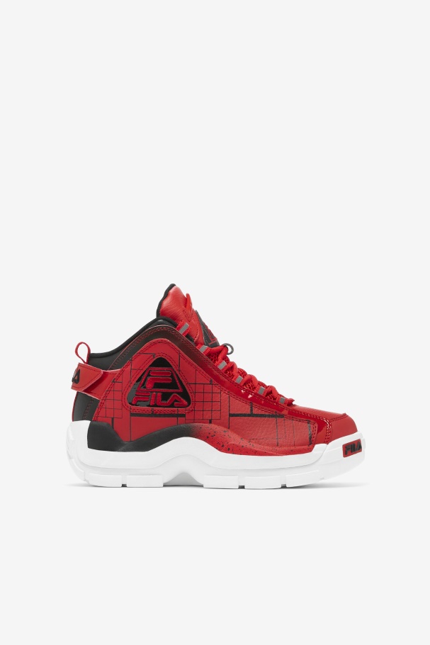 Fila UK Big Kids' Grant Hill 2 Red/White/Black