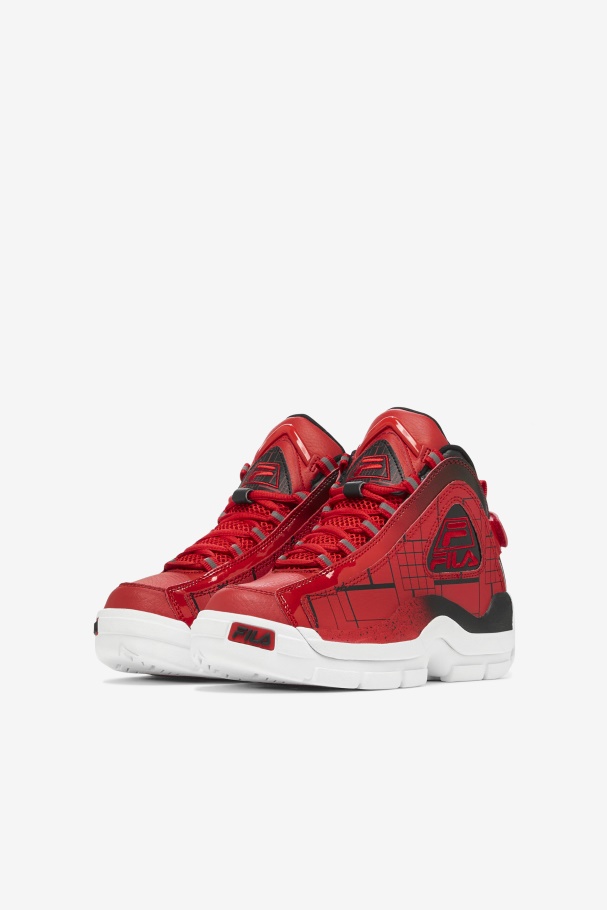 Fila UK Big Kids\' Grant Hill 2 Red/White/Black