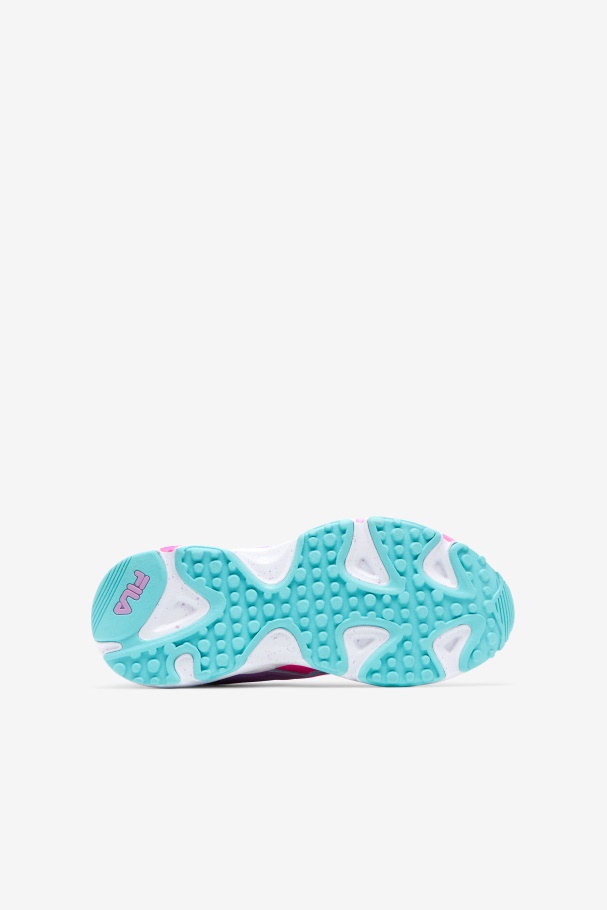 Big Kids\' Ray Tracer Apex Blue/Sugar Plum/Crocus Petal Fila UK