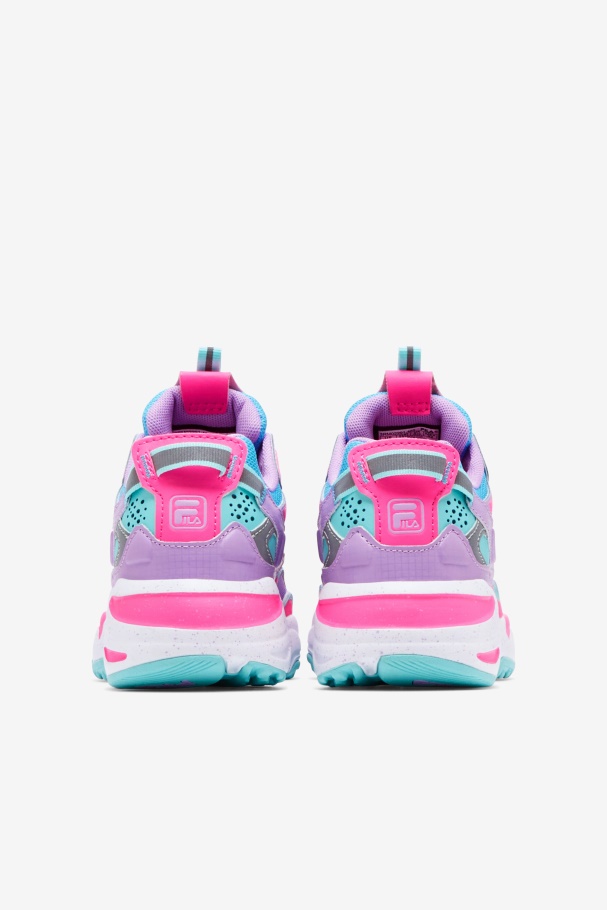 Big Kids\' Ray Tracer Apex Blue/Sugar Plum/Crocus Petal Fila UK