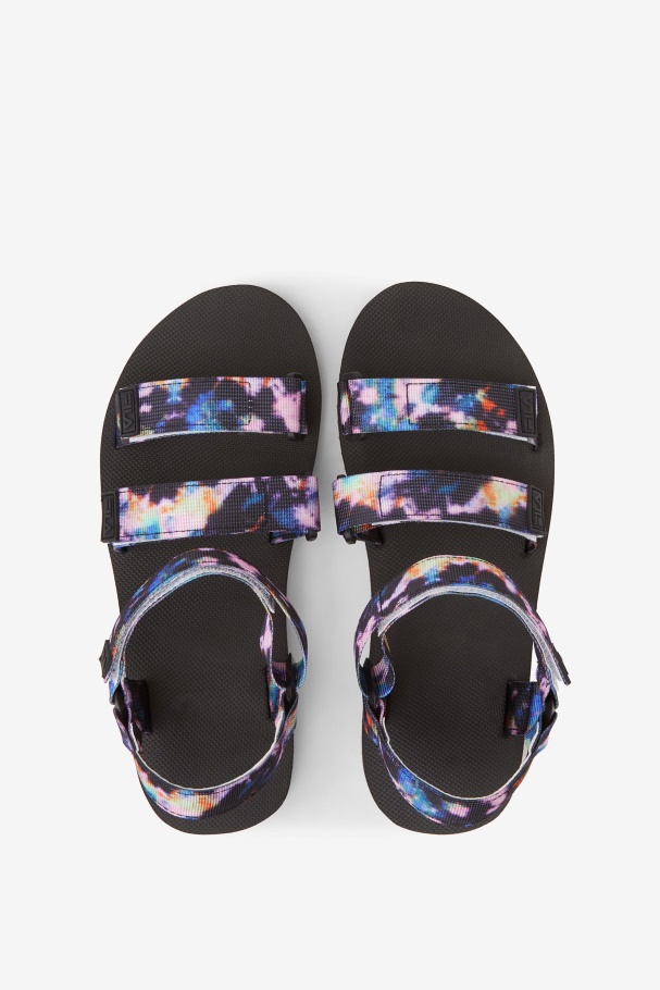 Women\'s Drifter Ts Tie Dye Multi/Black/White Fila UK