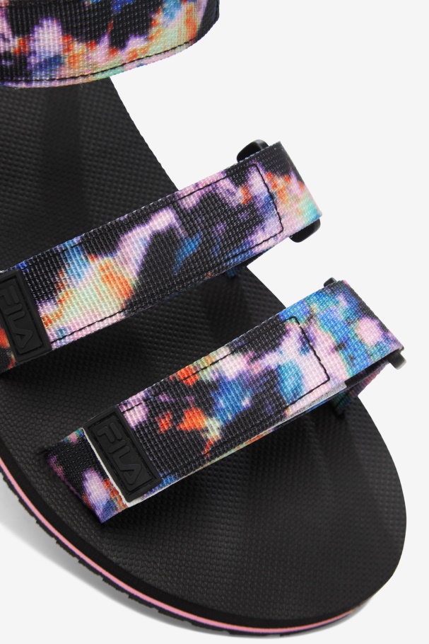Women\'s Drifter Ts Tie Dye Multi/Black/White Fila UK