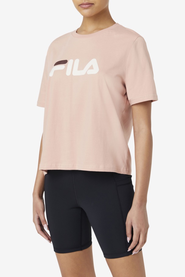Fila UK miss eagle tee Rose/Turtle Dove/Mahaogany
