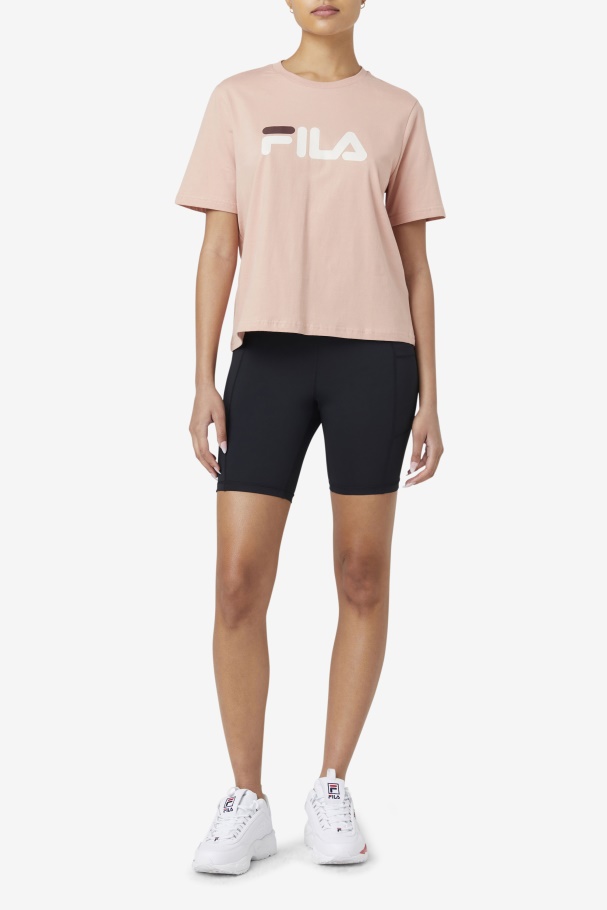 Fila UK miss eagle tee Rose/Turtle Dove/Mahaogany