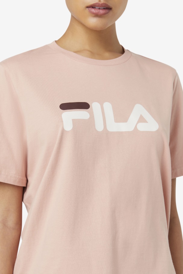 Fila UK miss eagle tee Rose/Turtle Dove/Mahaogany