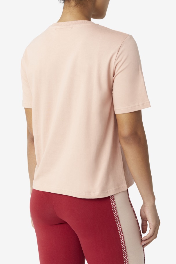 Fila UK miss eagle tee Rose/Turtle Dove/Mahaogany