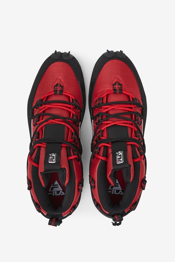 Red/Black Men\'s Grant Hill 1 x Trailpacer Fila UK