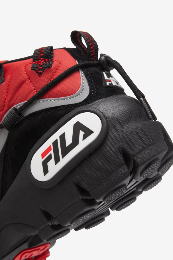 Red/Black Men\'s Grant Hill 1 x Trailpacer Fila UK