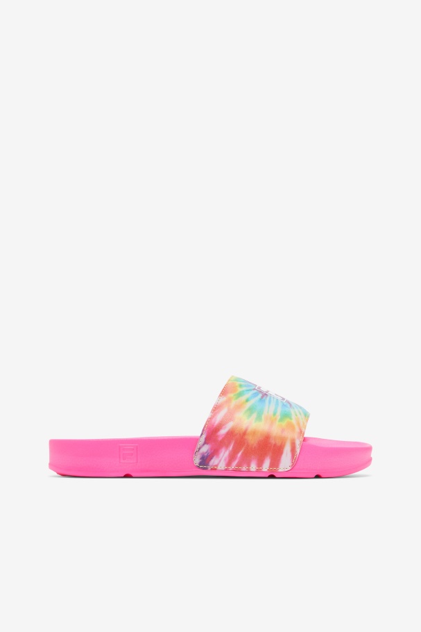 Women's Drifter Tie Dye Fila UK Multi/White/Pink Glo