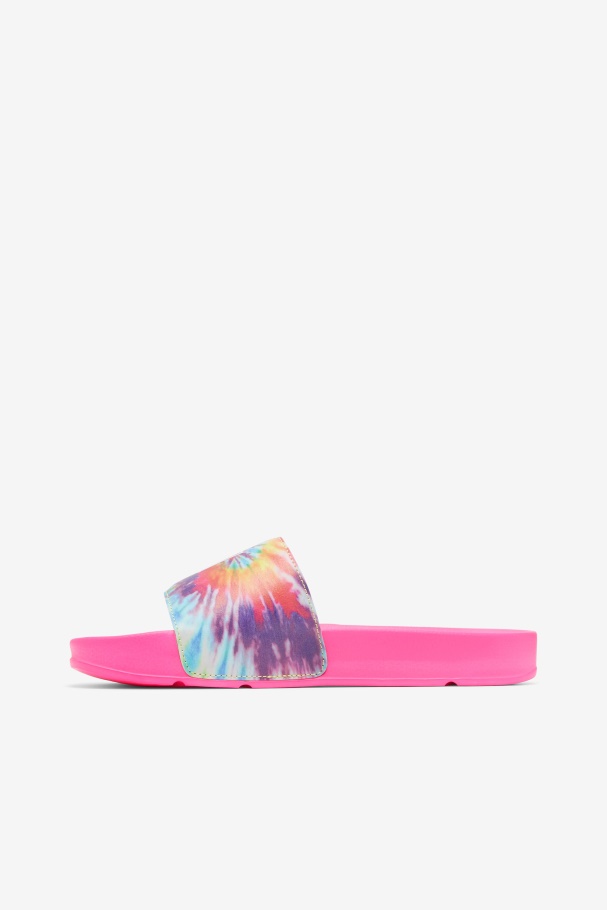 Women\'s Drifter Tie Dye Fila UK Multi/White/Pink Glo