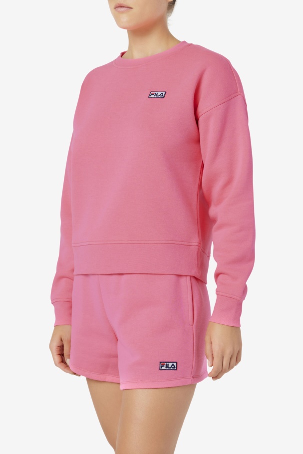 Fila UK Pink Stina Crew