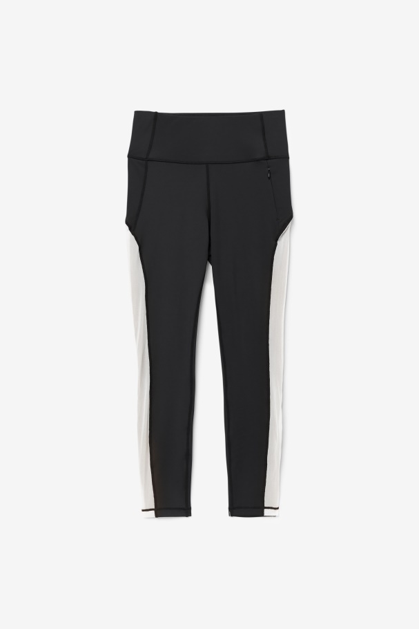 Fila UK Black/White Forza Contrast 7/8 Leggings