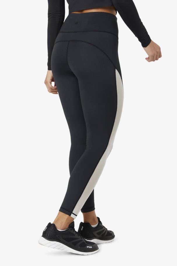 Fila UK Black/White Forza Contrast 7/8 Leggings