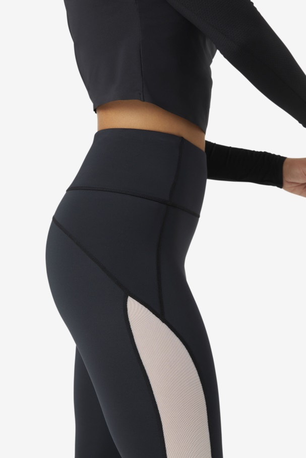 Fila UK Black/White Forza Contrast 7/8 Leggings