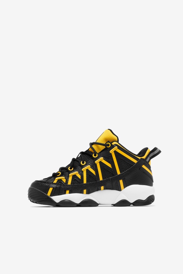 Fila UK Big Kids\' Stackhouse Spaghetti Black/Lemon/White