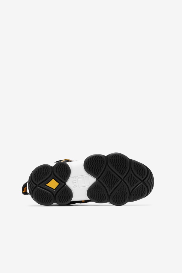 Fila UK Big Kids\' Stackhouse Spaghetti Black/Lemon/White