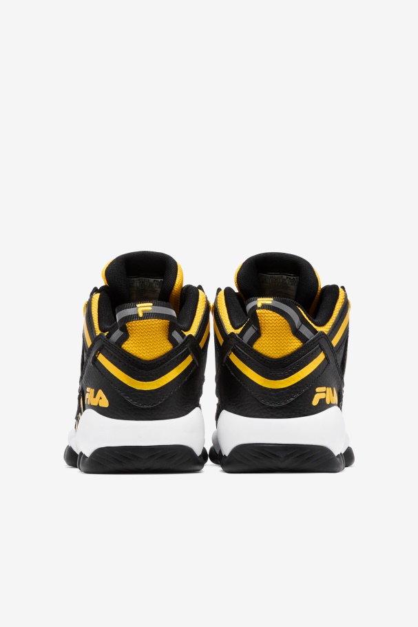 Fila UK Big Kids\' Stackhouse Spaghetti Black/Lemon/White