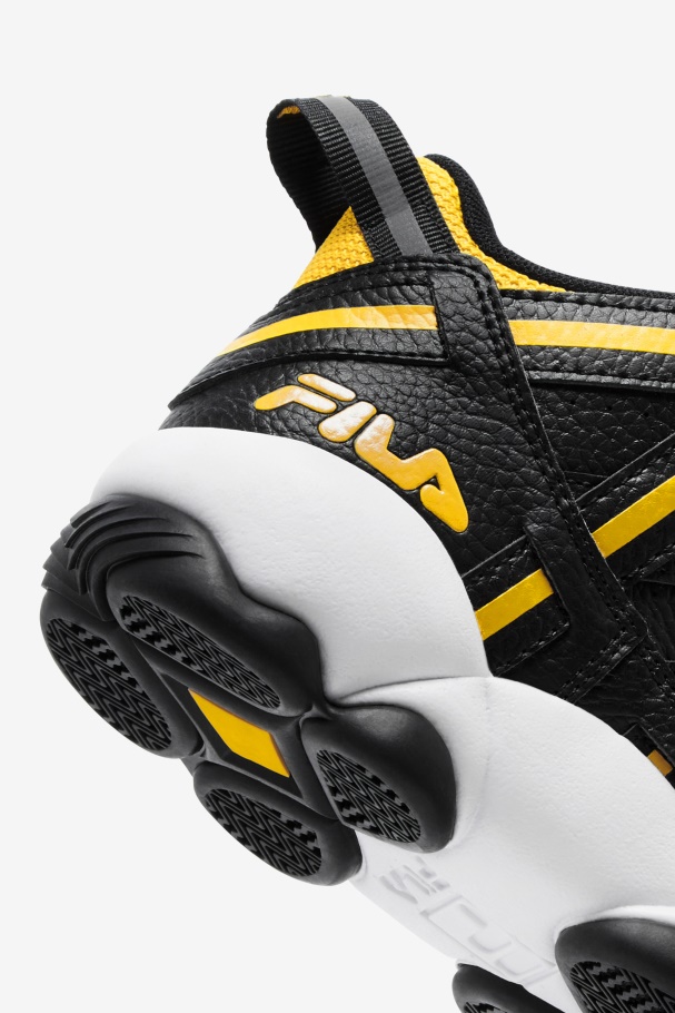 Fila UK Big Kids\' Stackhouse Spaghetti Black/Lemon/White
