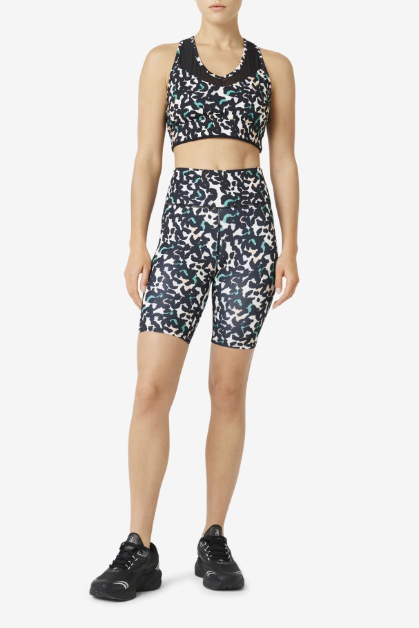 Fila UK Forza 8\" Bike Short Black Animal