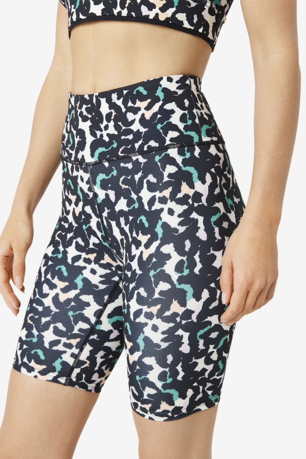 Fila UK Forza 8\" Bike Short Black Animal