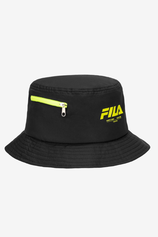 Fila UK Black Ripstop Bucket Hat