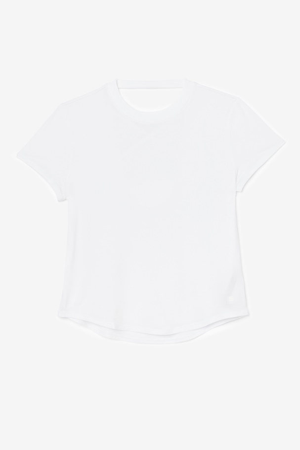 Fi-Lux Short Sleeve Top White Fila UK