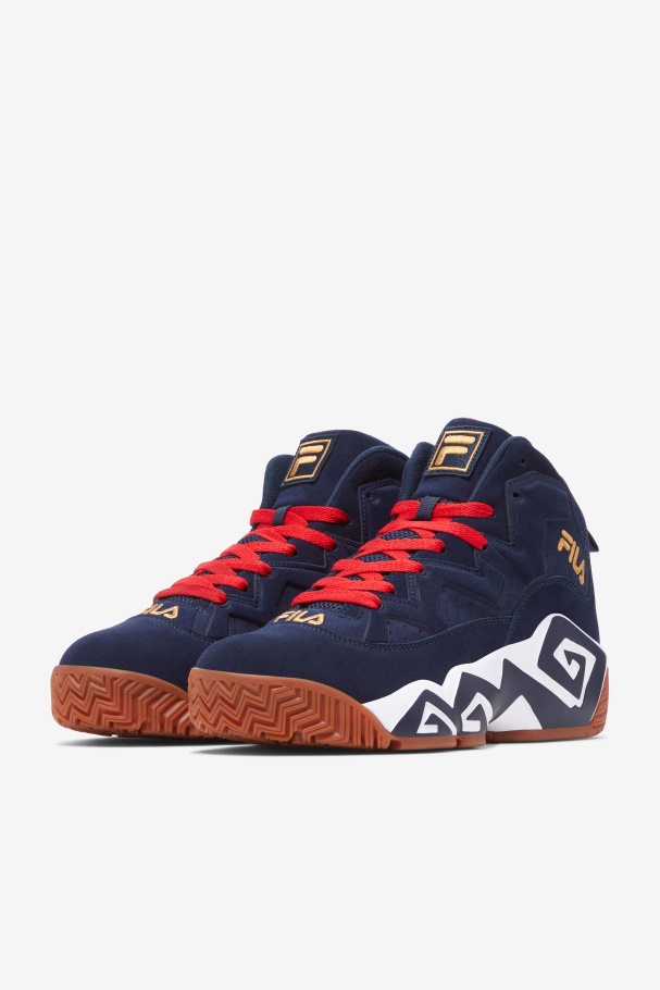 Fila UK Men\'s MB Navy/White/Metallic Gold