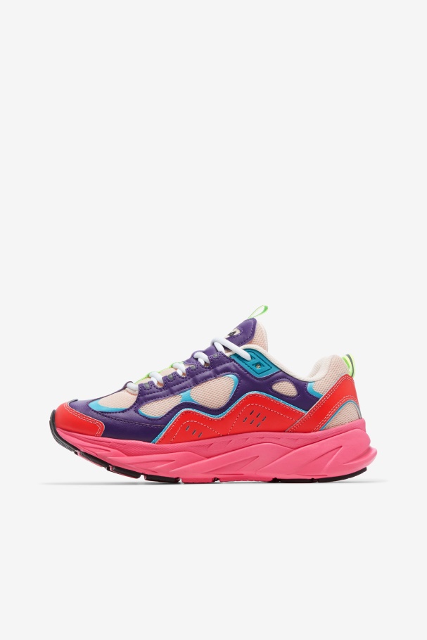 Fila UK Ecru/Purple/Camellia Rose Women\'s Trigate