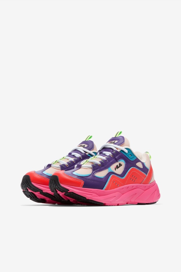 Fila UK Ecru/Purple/Camellia Rose Women\'s Trigate