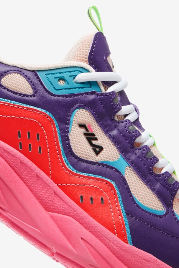 Fila UK Ecru/Purple/Camellia Rose Women\'s Trigate