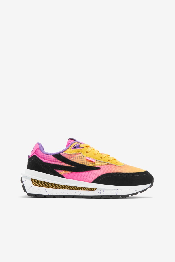 Women's Renno Fila UK Lemon/Pink/Black