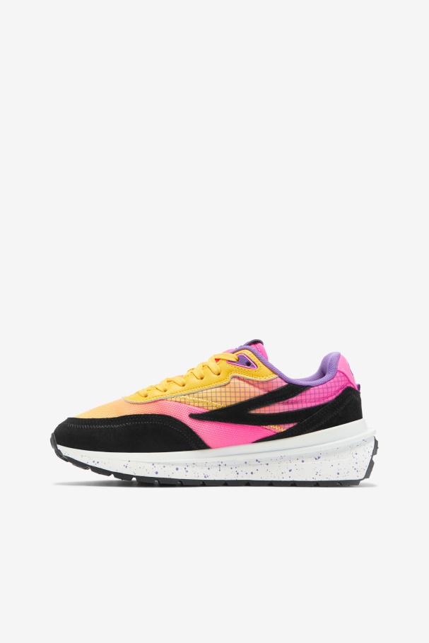 Women\'s Renno Fila UK Lemon/Pink/Black