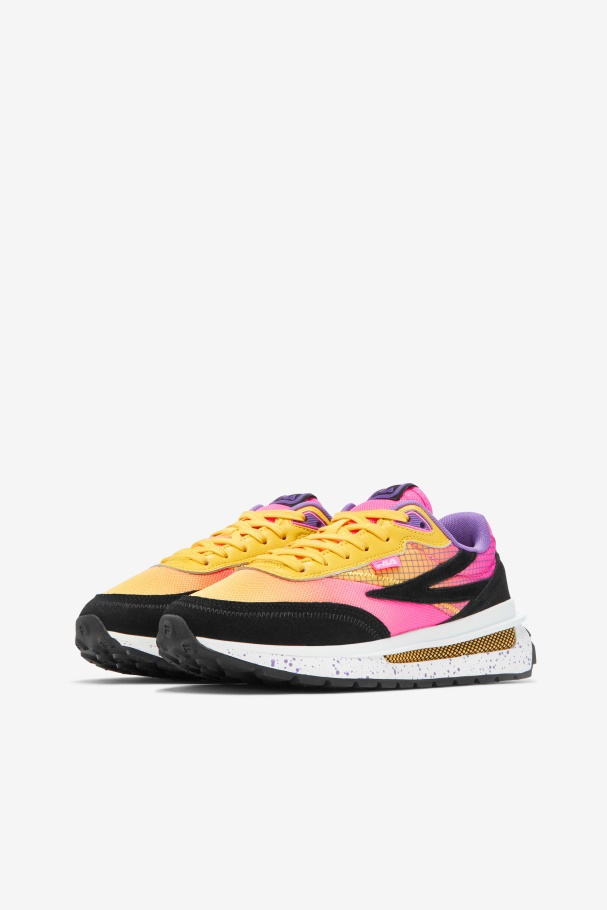 Women\'s Renno Fila UK Lemon/Pink/Black