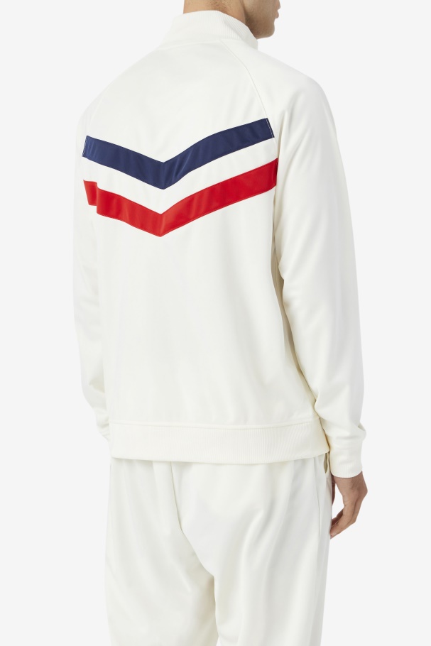 Jaya Track Jacket Fila UK Egret/Red/Navy