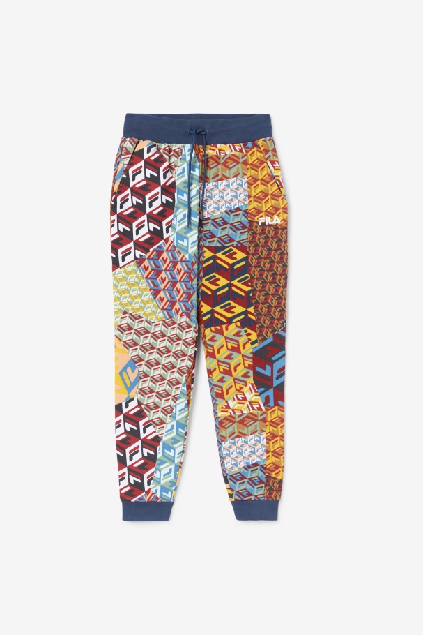 Magdalena Jogger Fila UK Ocean/Yellow/White