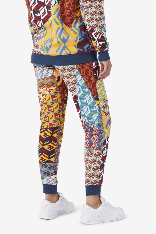 Magdalena Jogger Fila UK Ocean/Yellow/White