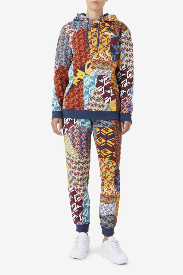 Magdalena Jogger Fila UK Ocean/Yellow/White