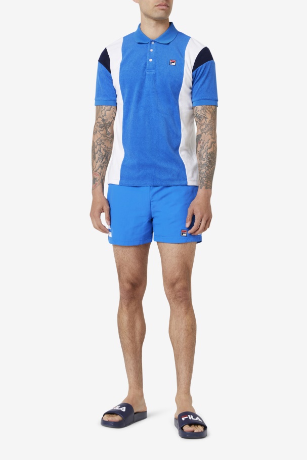 Fila UK Vantage Swim Short Strong Blue/White