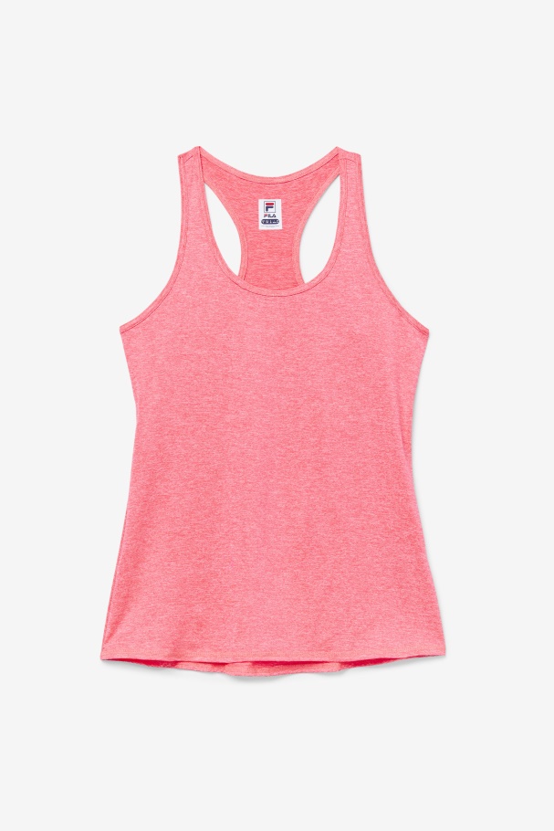 Diva Pink Heather Pickleball Racerback Tank Fila UK