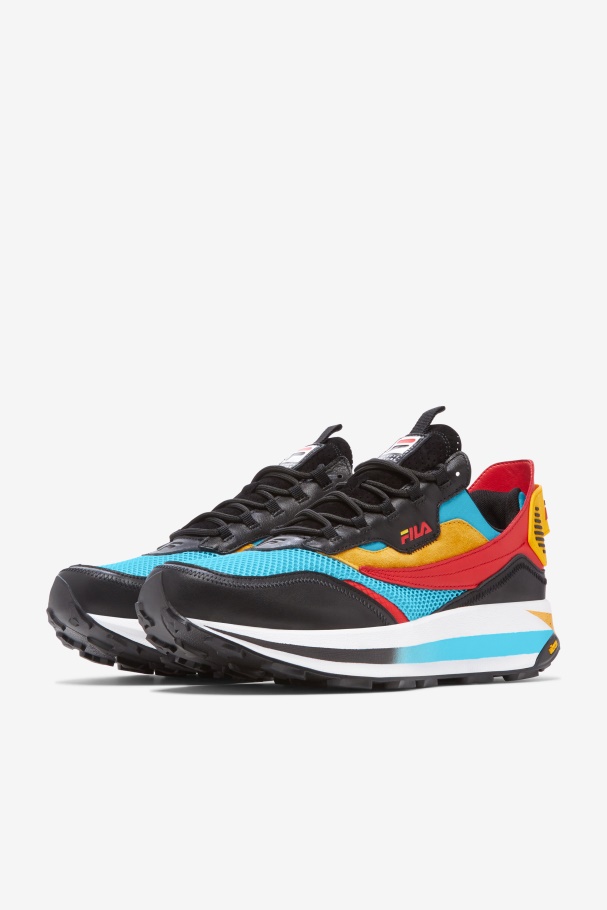 Fila UK Bluefish/Gold/Black Men\'s R1 Runner X Barneys