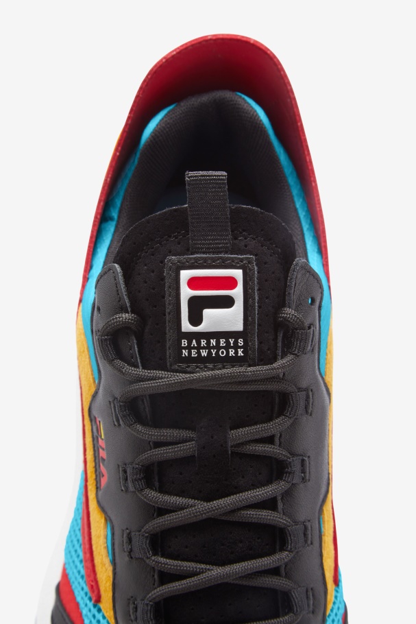 Fila UK Bluefish/Gold/Black Men\'s R1 Runner X Barneys