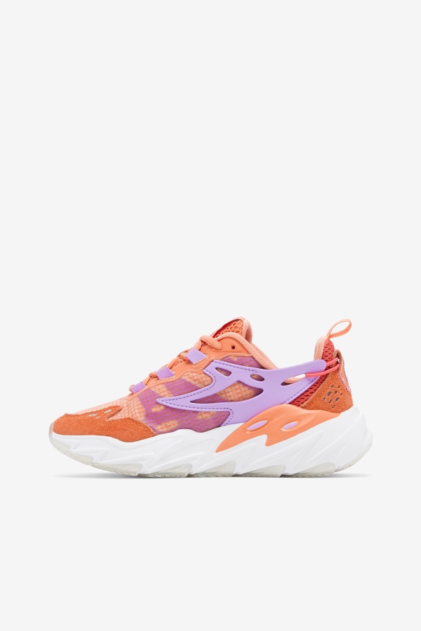 Women\'s Ray Tracer Evo Orange/Cayenne/White Fila UK